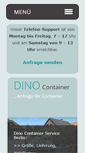 Mobile Screenshot of dino-container.de